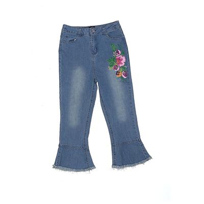 Material Girl Jeans: Blue Bottoms - Size 16 - Dark Wash