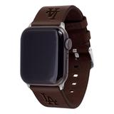 Brown Los Angeles Dodgers Leather Apple Watch Band