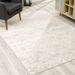 White 24 x 0.4 in Area Rug - Canora Grey Allyanah 2' X 15' Ivory Distressed Ikat Pattern Runner Rug Polypropylene | 24 W x 0.4 D in | Wayfair