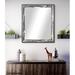 Modern & Contemporary Distressed Mirror in White/Black Laurel Foundry Modern Farmhouse® | 48 H x 36 W x 0.75 D in | Wayfair