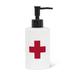 Latitude Run® Red Cross Soap Dispenser Ceramic in Black/Red/White | 7 H x 3.5 W x 3.5 D in | Wayfair C6A8F0B8F7C5404FB6BA2B9C61785A89