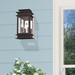 Gracie Oaks Rachell 2 - Bulb Outdoor Wall Lantern Brass/Glass/Metal in Brown | 9.5 W x 5.75 D in | Wayfair 6FEB84A630EA4FD1AE5E9622EA343D08
