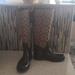 Coach Shoes | Coach Rain Boots | Color: Brown/Cream | Size: 7 7.5