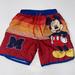 Disney Swim | Disney Mickey Mouse Toddler Boy Swim Shorts Trunks Size 2t | Color: Blue/Red | Size: 2tb