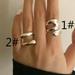 Anthropologie Jewelry | Beautiful Sterling Silver Handcrafted Rings Adjustable Size 7-8 | Color: Silver | Size: 7-8