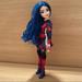 Disney Toys | Evie Doll Newest Descendants 3 Disney Red Bodysuit Blue Hair Toy Barbie Hasbro | Color: Blue/Red | Size: One Size