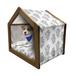 East Urban Home Wood Dog House Wood House in Brown | 32.28 H x 39.37 W x 28.35 D in | Wayfair CC286C4C870F4DFF9F995D5284A28F1D