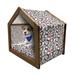 East Urban Home Wood Dog House Wood House in Brown | 32.28 H x 39.37 W x 28.35 D in | Wayfair FC90ECDA6854466181DDCDC4C951560D