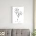Gracie Oaks Vintage Botanical - Wrapped Canvas Drawing Print Canvas in Black/Gray/White | 30 H x 20 W x 1.25 D in | Wayfair