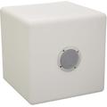 Cube pouf led et haut parleur 40 cm