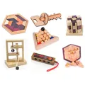 Puzzle classique IQ Beaumont Casse-tête OJ Puzzles en bois 3D Jeu pour adultes et enfants