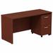 Series C 60W Desk with Mobile File Cabinet by Bush Business Furniture