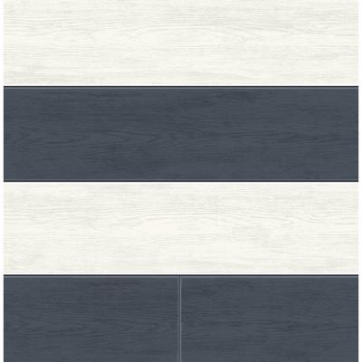 NextWall Two Toned Shiplap Peel and Stick Wallpaper