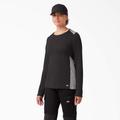 Dickies Women's Temp-Iq® 365 Long Sleeve Pocket T-Shirt - Black Size XL (SLF601)
