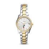 Women's Fossil Cincinnati Bearcats Scarlette Mini Two-Tone Stainless Steel Watch