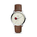 Fossil Arkansas State Red Wolves The Minimalist Leather Watch