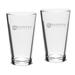 Hanover Panthers 16oz. 2-Piece Classic Pub Glass Set