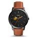 Fossil Kent State Golden Flashes The Minimalist Slim Light Brown Leather Watch