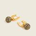 J. Crew Jewelry | J.Crew Pave’ Ball Huggie Hoop Earrings Nwt Blkgld | Color: Black/Gold | Size: Os