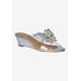 Women's Harita Wedge by J. Renee in Clear Silver (Size 9 1/2 M)