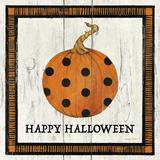 The Holiday Aisle® Happy Halloween Pumpkin Canvas, Cotton in White | 36 H x 36 W x 1.25 D in | Wayfair C2504D0923FB4F008DF49DF521BA3457