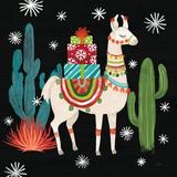 The Holiday Aisle® Lovely Llamas II Christmas Black Canvas, Cotton | 20 H x 20 W x 1.25 D in | Wayfair 644406C6821441EBA74919BA9ECB2C40