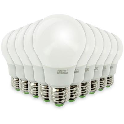 Set mit 10 LED-Lampen E27 8W eq 60W 806lm Température de Couleur: Blanc Froid 6000K