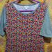 Lularoe Dresses | 6/$20 Nwot Lularoe Julia Dress | Color: Gray/Pink | Size: Xl