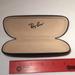 Ray-Ban Accessories | Hard Shell Case For Ray-Ban Glasses. | Color: Tan | Size: Os