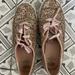 Kate Spade Shoes | Keds X Kate Spade Glitter Lace-Up Sneakers Rose Gold Pink | Color: Gold/Pink | Size: 10