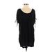 H&M Casual Dress: Black Print Dresses - Women's Size X-Small