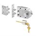 Prime-Line Door Lock, Metal in Gray | 3.63 H x 4.13 W x 6.13 D in | Wayfair SE 15332