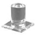 Prime-Line Adhesive Back Cabinet Door Pull, Glass | 5.44 H x 3.81 W x 1.13 D in | Wayfair M 6150