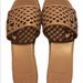 Tory Burch Shoes | New Tory Burch Lattice Leather Espadrille Wedges | Color: Pink/Tan | Size: 9