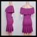 Lularoe Dresses | Lularoe Cici Dress | Color: Purple | Size: M