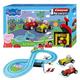 Carrera FIRST Peppa Pig Kids Rennbahn-Set | Peppa vs. George | 2,4m Spielstrecke | Spaß mit Peppa Pig | Ab 3 Jahren | Batteriebetrieben