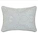 Eastern Accents Danae Embroidered Cotton Blend Sham - Left Cotton Blend in White | 19 H x 14 W x 6 D in | Wayfair 7QP-STL-460