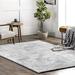 Gray 96 x 60 x 0.59 in Area Rug - Wade Logan® Loni Solid Machine Washable Shag Area Rug Polyester | 96 H x 60 W x 0.59 D in | Wayfair