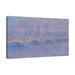 Red Barrel Studio® Waterloo Bridge, London, At Sunset by Claude Monet - Wrapped Canvas Print Canvas | 10 H x 15 W x 1.5 D in | Wayfair