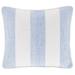 Pine Cone Hill Awning Stripe Soft French Indoor/Outdoor Decorative Pillow Polyester/Polyfill blend in Blue | 20 H x 20 W in | Wayfair FR787-PIL16