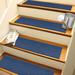 Navy 8.5" L X 30" W Stair Treads - Matterly WaterHog Squares 8.5 in. x 30 in. Indoor Outdoor Stair Treads 0.25 x 30.0 W in Polyester/Rubber | Wayfair