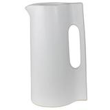 Orren Ellis Paakkonen Ceramic 8 oz. Pitcher Ceramic in White | 9.5 H x 5.5 W in | Wayfair B9E50FE5408B410B9E62E42F16A30704