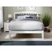 Winston Porter Careaga Solid Wood Platform Bed Wood in White | 50 H x 62.625 W x 82.5 D in | Wayfair CC90E79EF7E8499A81EC3975B1BBF2BD
