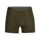 Icebreaker Herren Funktionsunterhose MEN´S ANATOMICA BOXERS mit Wolle, olive, Gr. S