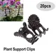 Pinces de Support pour plantes 20 pièces/lot tige d'orchidée pour vignes légumes fleur
