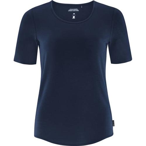 schneider sportswear Damen Basic-Shirt NICOLEW-SHIRT, Größe 40 in dunkelblau