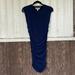 Michael Kors Dresses | Michael Michael Kors Sleeveless Bodycon Dress Navy Cinch Sides Size S | Color: Blue | Size: S