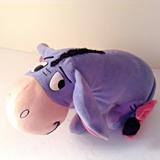 Disney Toys | Mattel Winnie The Pooh Plush Eeyore Stuffed Animal Toy 11 In Lgth | Color: Gray | Size: 11 In