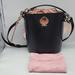 Kate Spade Bags | Kate Spade Suzy Small Bucket Bag Pxrua406 Black | Color: Black/Pink | Size: Please See Description