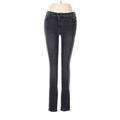 Ann Taylor LOFT Jeans - High Rise Skinny Leg Denim: Gray Bottoms - Women's Size 26 - Gray Wash